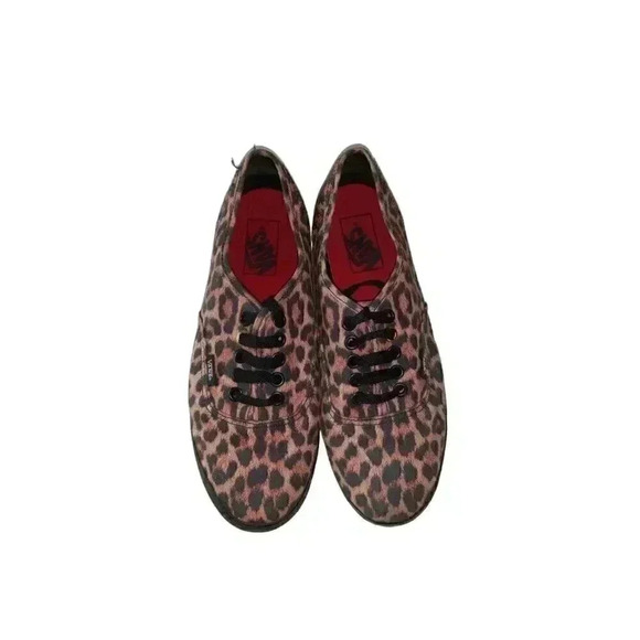 Vans Off The Wall Mens Shoes Brown Leopard Print Round Toe Lace Up Size 6.5 - Picture 4 of 11